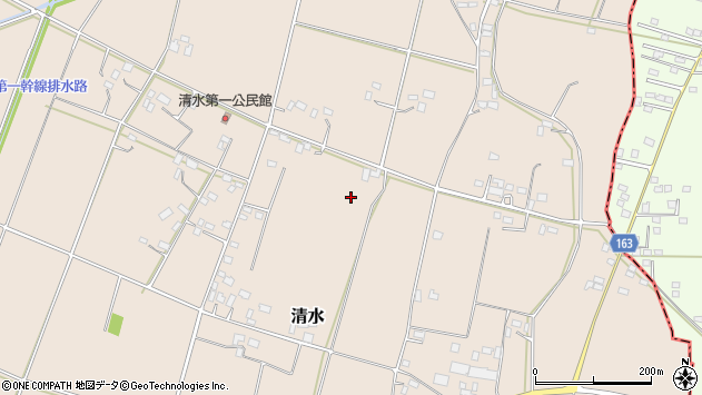 〒321-4402 栃木県真岡市清水の地図