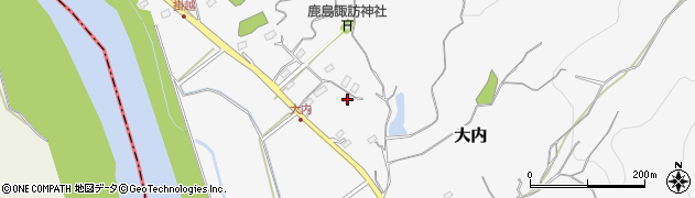 茨城県那珂市大内585周辺の地図