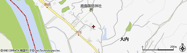 茨城県那珂市大内582周辺の地図