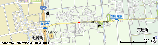 石川県白山市知気寺町（ほ）周辺の地図