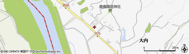 茨城県那珂市大内599周辺の地図
