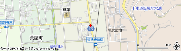石川県白山市道法寺町ヘ周辺の地図