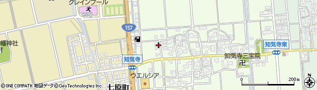 石川県白山市知気寺町（に）周辺の地図