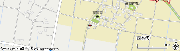 栃木県河内郡上三川町西木代443周辺の地図