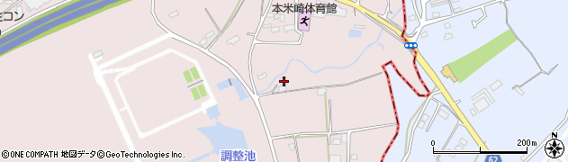 茨城県那珂市本米崎2857周辺の地図