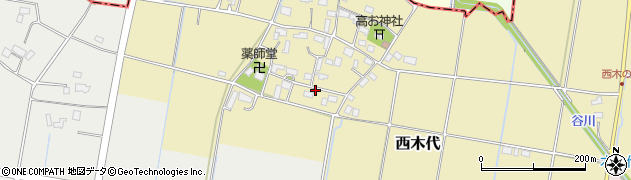栃木県河内郡上三川町西木代455周辺の地図