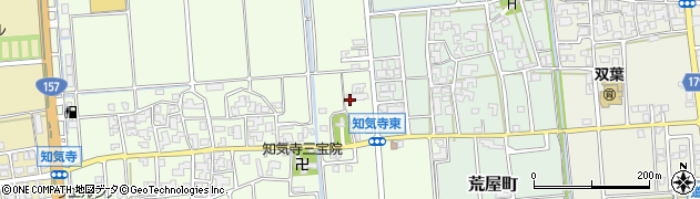 石川県白山市知気寺町（ヘ）周辺の地図