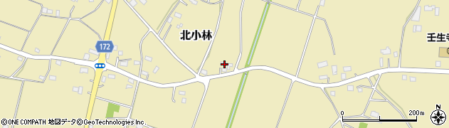 栃木県下都賀郡壬生町北小林265周辺の地図