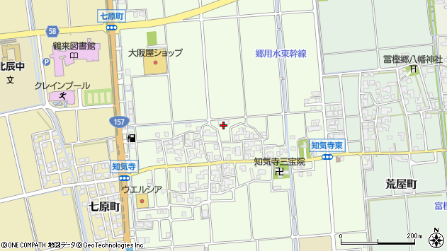 〒920-2155 石川県白山市知気寺町の地図