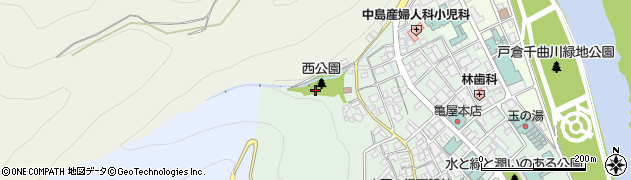 上山田西公園周辺の地図