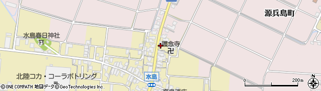 石川県白山市水島町34周辺の地図