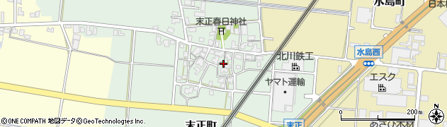 石川県白山市末正町エ26周辺の地図