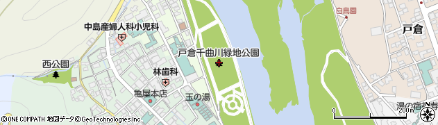 戸倉千曲川緑地公園周辺の地図
