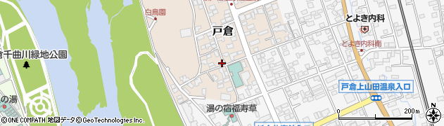 新戸倉温泉簡易郵便局周辺の地図