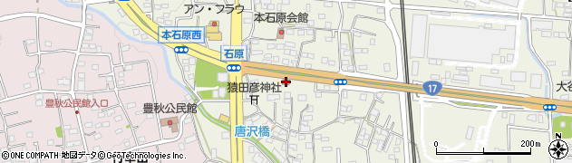 渋川石原郵便局周辺の地図