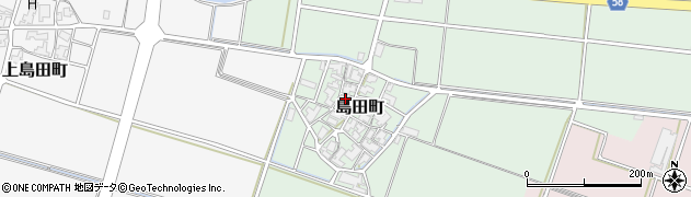 石川県白山市島田町周辺の地図