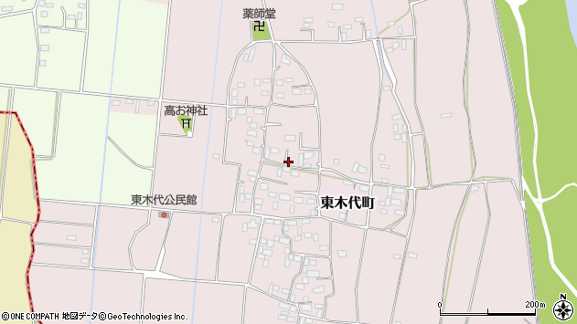 〒321-0916 栃木県宇都宮市東木代町の地図