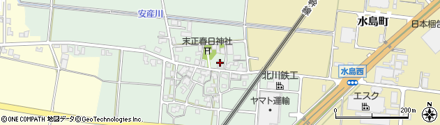 石川県白山市末正町エ4周辺の地図