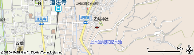 石川県白山市坂尻町（ヌ）周辺の地図