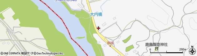 茨城県那珂市大内861周辺の地図