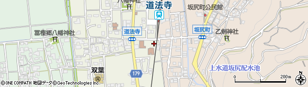石川県白山市道法寺町（ニ）周辺の地図