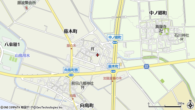 〒924-0832 石川県白山市藤木町の地図