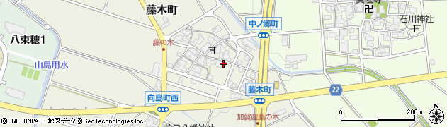 石川県白山市藤木町周辺の地図
