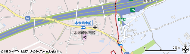 茨城県那珂市本米崎2712周辺の地図