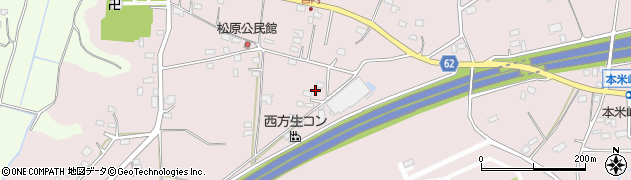 茨城県那珂市本米崎2381周辺の地図