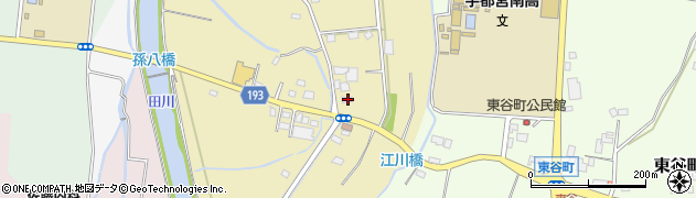 栃木県宇都宮市下横田町536周辺の地図