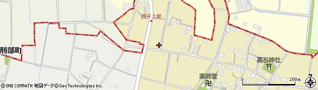 栃木県河内郡上三川町西木代394周辺の地図