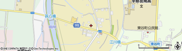 栃木県宇都宮市下横田町822周辺の地図