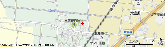 石川県白山市末正町ト24周辺の地図
