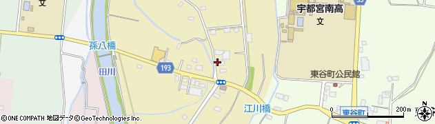 栃木県宇都宮市下横田町595周辺の地図