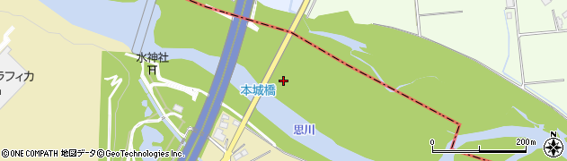 本城橋周辺の地図