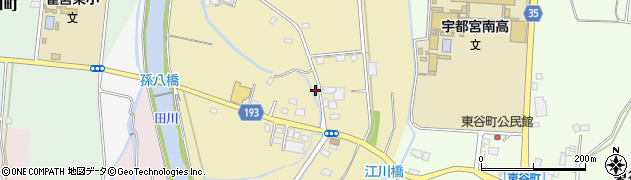 栃木県宇都宮市下横田町597周辺の地図