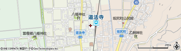 石川県白山市道法寺町ホ69周辺の地図