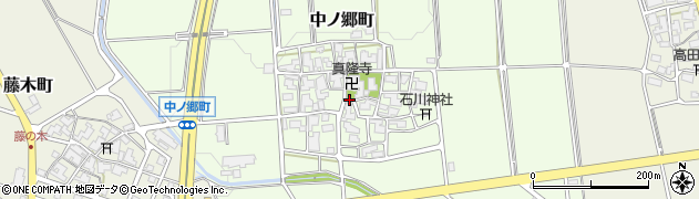 石川県白山市中ノ郷町（イ）周辺の地図
