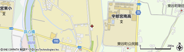 栃木県宇都宮市下横田町1018周辺の地図