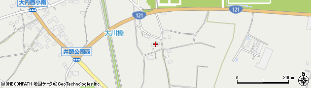 栃木県真岡市下籠谷710周辺の地図