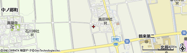 石川県白山市行町イ103周辺の地図