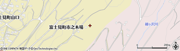 群馬県前橋市富士見町市之木場414周辺の地図