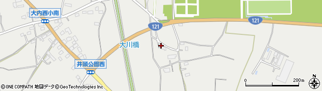 栃木県真岡市下籠谷711周辺の地図