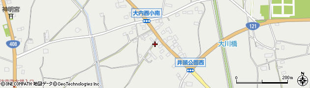 栃木県真岡市下籠谷2495周辺の地図
