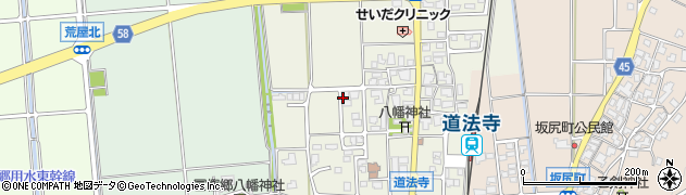 石川県白山市道法寺町（ハ）周辺の地図