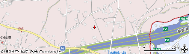 茨城県那珂市本米崎2190周辺の地図