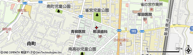 栃木県宇都宮市南高砂町5周辺の地図