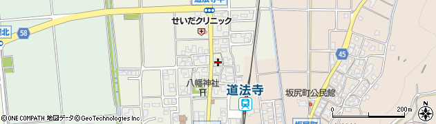 石川県白山市道法寺町ホ22周辺の地図