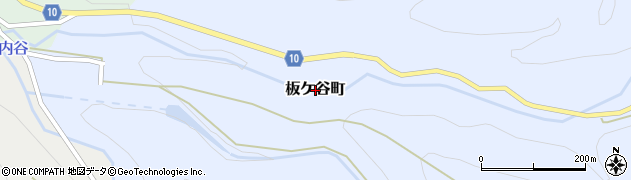 石川県金沢市板ケ谷町周辺の地図