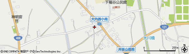 栃木県真岡市下籠谷2498周辺の地図